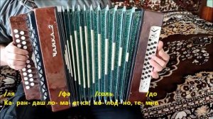 Капитан Колесников. гр. ДДТ (Разбор на гармони)