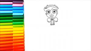 РИСОВАНИЕ ЗВЕЗДНОЙ БАБОЧКИ из мультфильма "ЗВЕЗДА против злых сил" - Простые рисунки