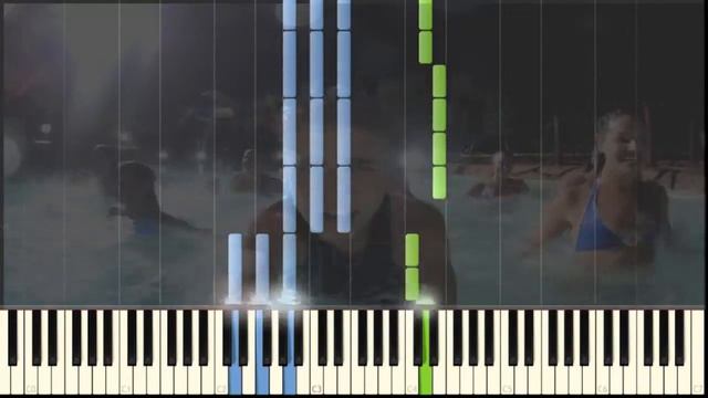 Пианино обучение+клип Justin Bieber Beauty And A Beat by tutorial смотреть онлайн