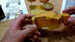 Танк из картона - Ansaldo modello 1929 (Часть 4-Покраска и сборка)