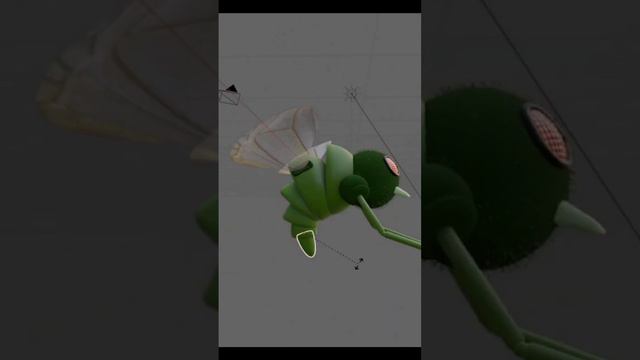 Alien Soldier Mosquito - 3D  #3dmodeling #blender #animation