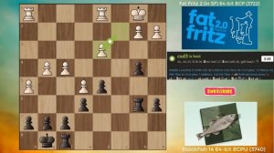 Stockfish 14 Bests Fat Fritz 2! Blitz 2min 1sec