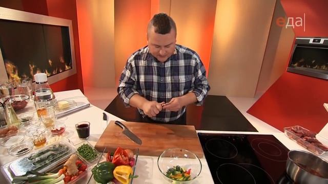 Стир-фрай из говядины с бэби-овощами | Мясо. От филе до фарша