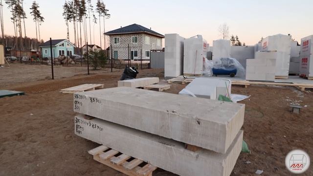 Новый хит? Одноэтажник 9*12 с плоской крышей, строим стены из газобетона