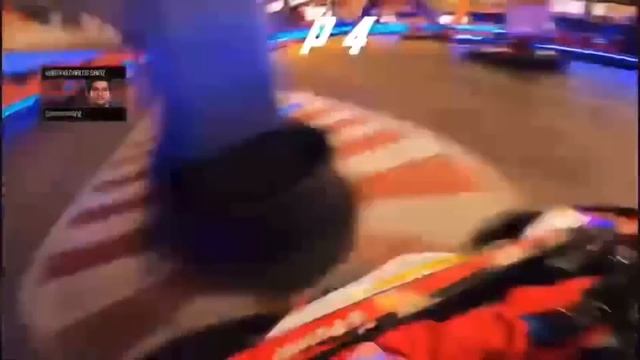 F1 driver Carlos Sainz that’s how Indoor Go Cart Racing from last To P1 смотреть онлайн