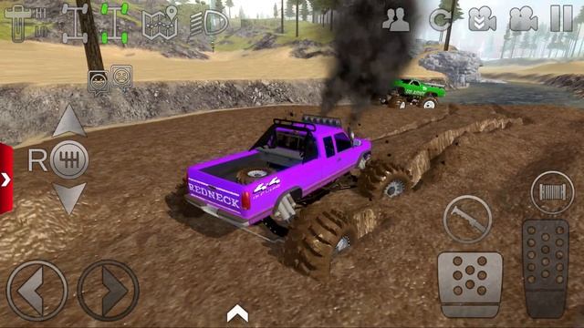 Monster_Truck Dirt Car driving Extreme Off-road #1 - Offroad Outlaws Best Android ios Gameplay смотреть онлайн