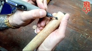 Резьба по дереву борфрезами  на примере рунических плашек