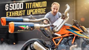 KTM 1290 SUPER DUKE R Austin Racing Full titanium exhaust.mp4