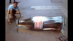 3D рисунки и картинки на асфальте №3.