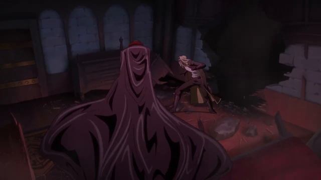 Алукард против Дракулы   Аниме Кастлвания