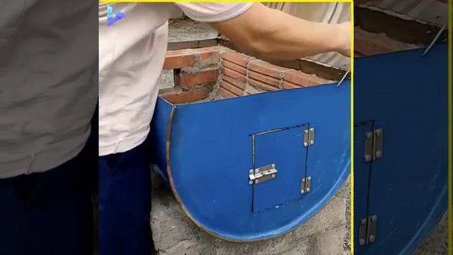 Многофункциональная печь из старой бочки ?
