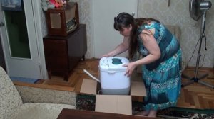 Распаковка мини стиральной машинки