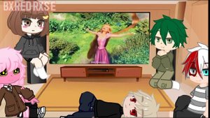 MHA Reacts to Y/N as Rapunzel {Tangled} (face reveal)