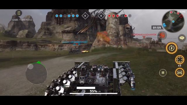 Crossout Mobile - Demon Cabin Gameplay смотреть онлайн