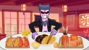 FRIDAY NIGHT FUNKIN' Daddy Dearest vs Jajangmyeon Mukbang - FNF ANIMATION MUKBANG