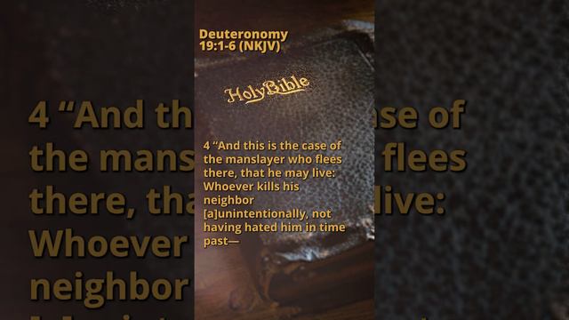 Deuteronomy 19:1-6 (NKJV)