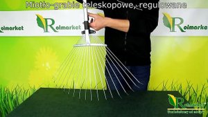 Miotło-grabie teleskopowe, regulowane GR5000 Greenmill | Rolmarket.pl