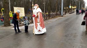 Дед Мороз в лесопарке. Новый год 2020. Рязань новогодняя столица России. Как это было.