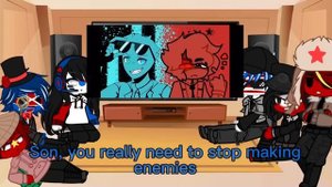Countryhumans react to The Cold War - Countryhumans - part 3 - gacha club - Violet?