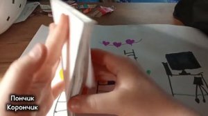 Обзор на Бумажные домики для бумажных Кукол. Бумажные мультфильмы для детей от Пончик Корончик!