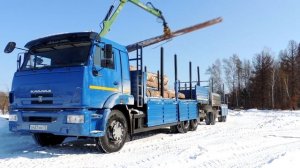 Перевозка леса.