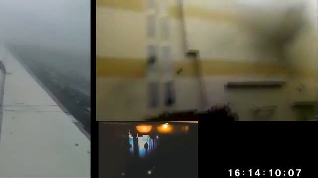 Зимняя Вишня -совмещение всех камер, первые 20 минут пожара смотреть онлайн