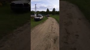 Машинка с двигателем от бензопилы