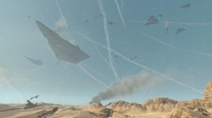 Star Wars Ambience - Jakku - Space Battle (battle ambience, no music)
