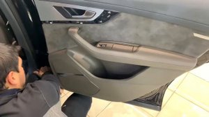 Разбор обшивки Ауди Q7