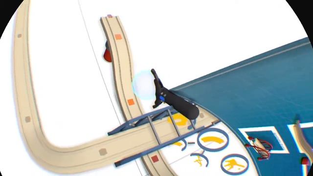 First time play on TrainerVR the game that allows you to build Train Tracks in VR смотреть онлайн