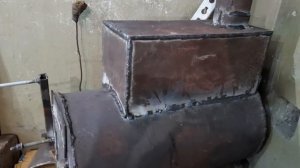 Печь буржуйка/Чем отопить гараж/буржуйка СВОИМИ РУКАМИ/ОЧЕНЬ КРУТАЯ И ПРОСТАЯ ПЕЧЬ В ГАРАЖ