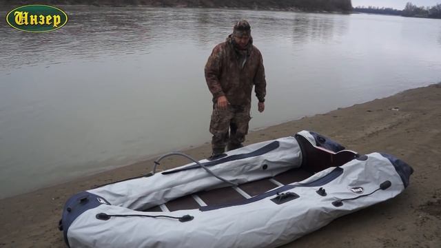 Лодка Инзер 330.Тест на воде.Легкая сборка пайольной лодки-КАК? смотреть онлайн