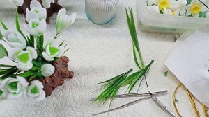 Подснежники из мыла \ Сборка букета/ Мыловарение.