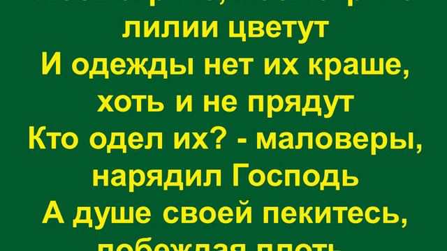 На земле живём мы, чтобы верить и любить