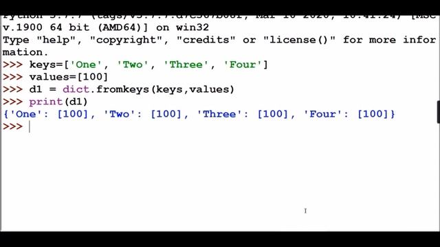 Dictionary Functions in Python