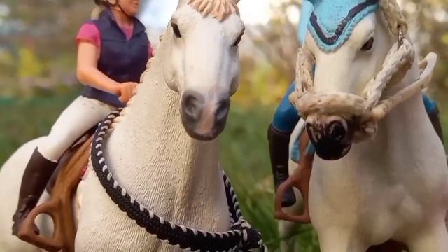 сериал "оседлать Единорога"/2 серия "в лес" /лошади шляйх/