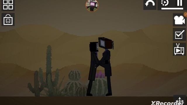 тв вумэн и тв Мэн обнимаются на фоне пустыни под музыку СКИБИДИ ТУАЛЕТ!? смотреть онлайн