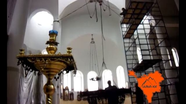 Побелка внутри Храма