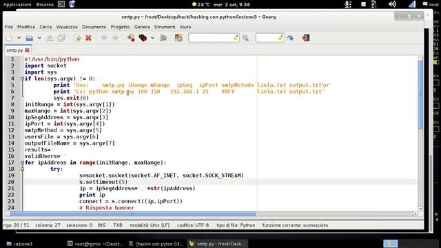 hacking con python 03 ita смотреть онлайн