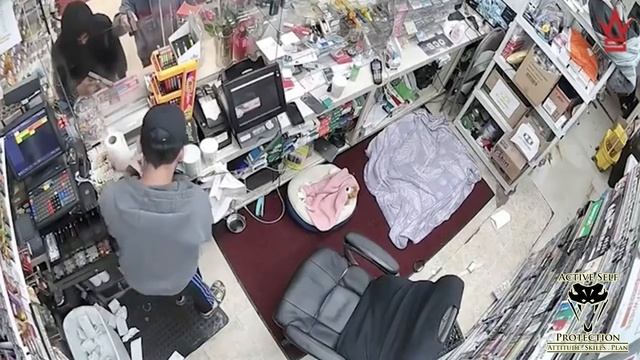 Fed Up Clerk Makes Two Robbers Pay Full Retail