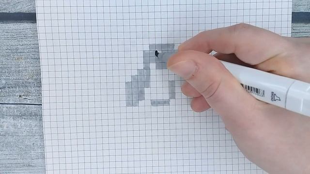 Как нарисовать по клеточкам - КРЫСУ ? Рисунки по клеточкам - животные pixel art смотреть онлайн