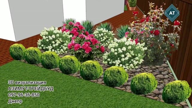 3D визуализация участка. Днепр
