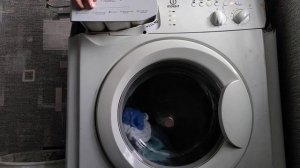 Hotpoint indesit wisl 92/102 - fragment of cool rinse and spin 900 rpm