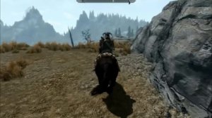 Skyrim's "incredible" horse physics.