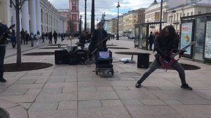 КиШ - Лесник (cover). Уличные музыканты СПБ.mp4
