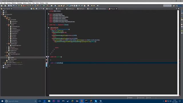 KnockbackFFA Plugin | SPEEDCODING #3 | Key reward und Map switch
