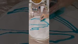 Заливаем часы из эпоксидной смолы? Диаметр 40 см