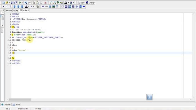 php Validate email