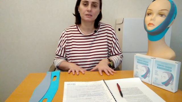 Повязка бандаж для коррекции овала лица от интернет-магазина Elasticface.ru