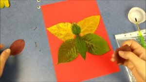 Осенняя поделка для школы | Бабочка из листьев | Autumn leaf butterfly